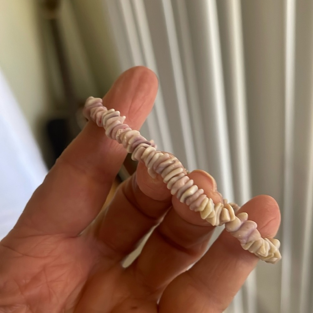 Vintage Pukka Puka Shell Bracelet Hawaii